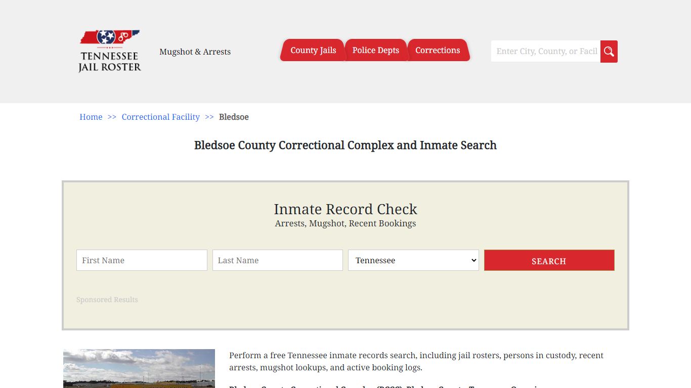 Bledsoe County Correctional Complex and Inmate Search